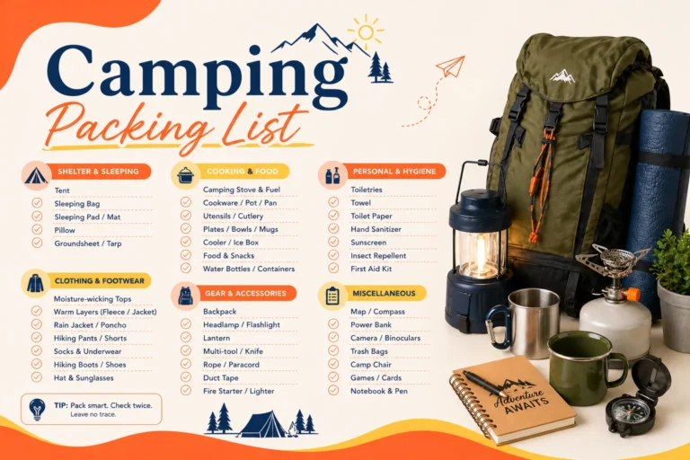 Camping Packing List