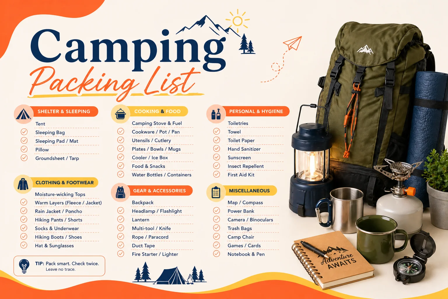 Camping Packing List