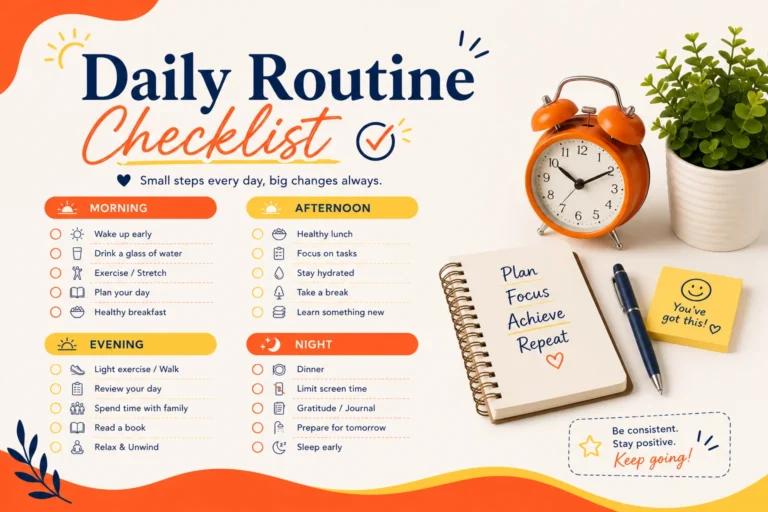 Daily Routine Checklist