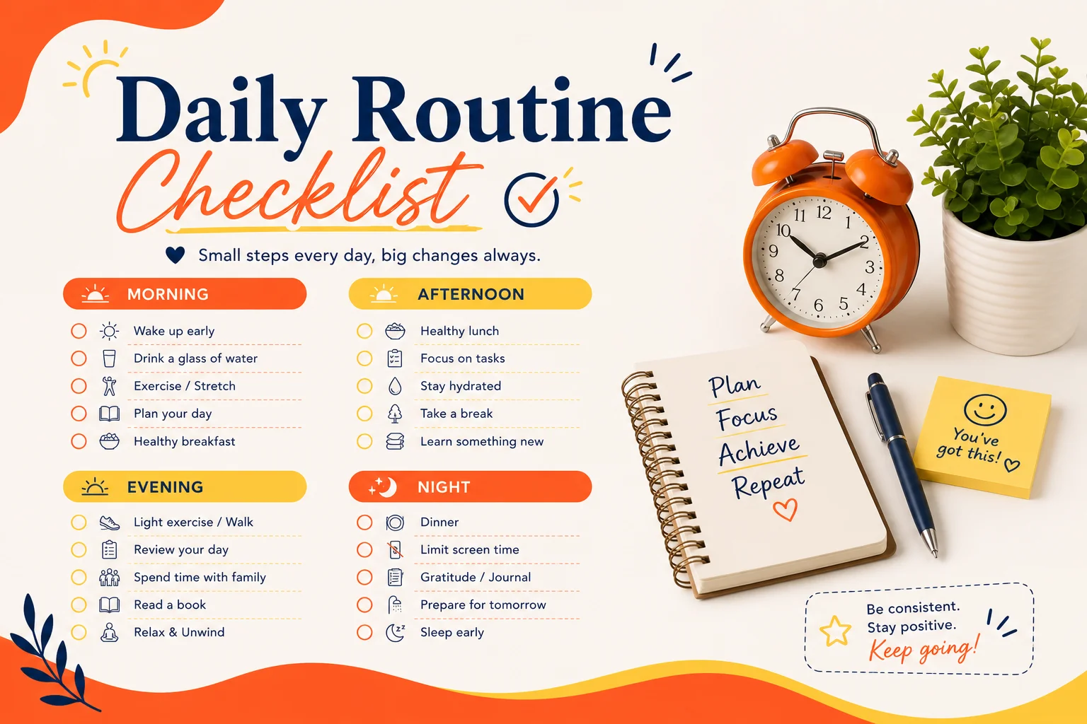 Daily Routine Checklist