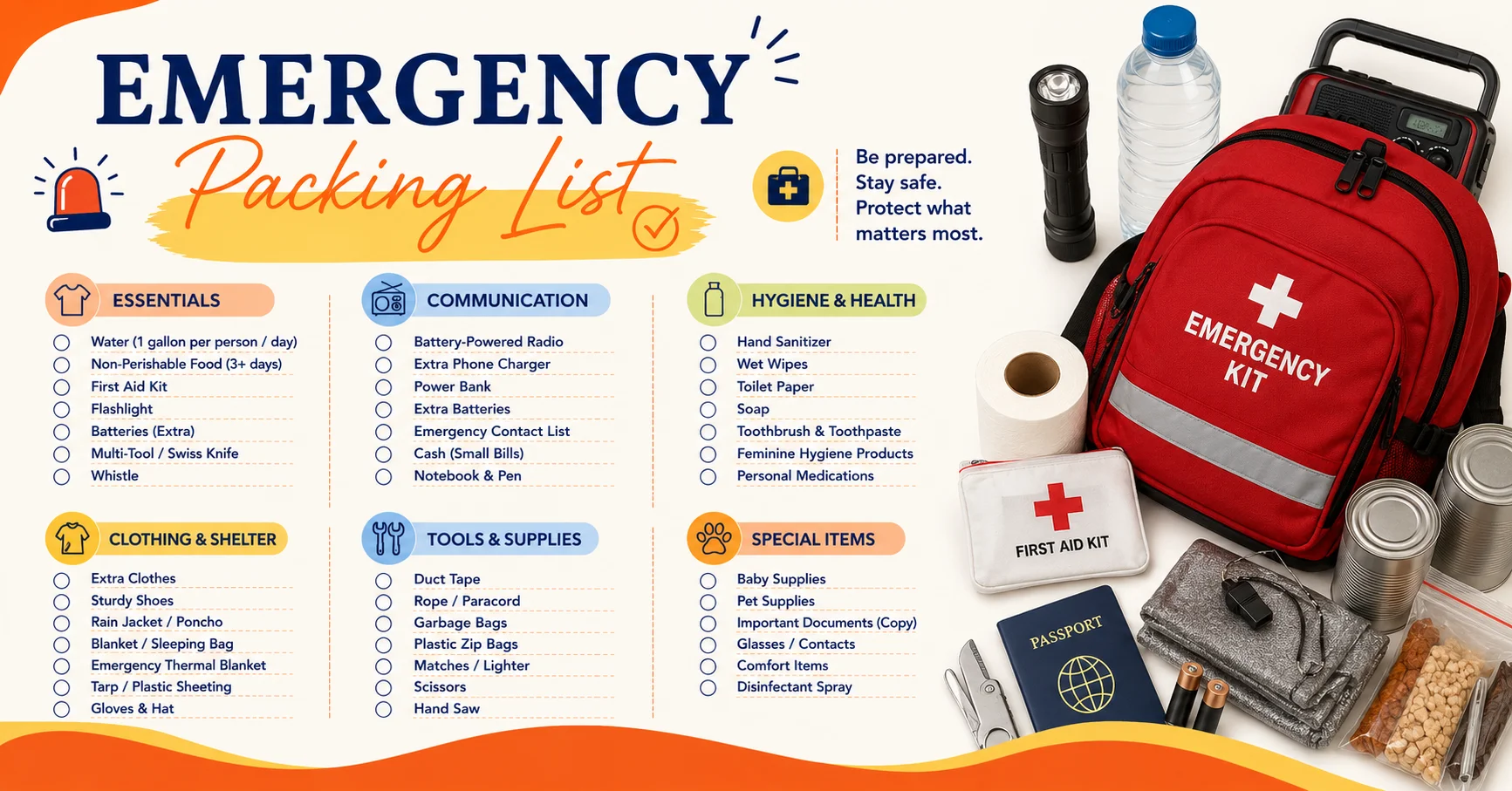 Emergency Packing List