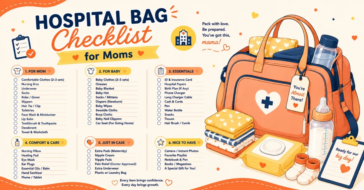 Hospital Bag for mom