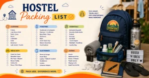 Hostel Packing List