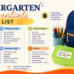 Kindergarten Packing List