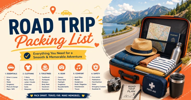 Road Trip Packing List
