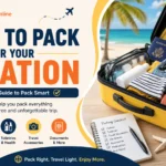 what to pack for vacations?