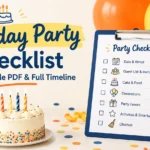 birthday party checklist