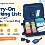 Carry on Packing List