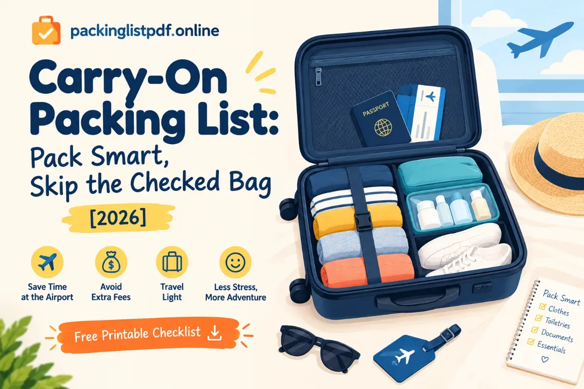 Carry on Packing List
