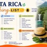 Costa Rica Packing List
