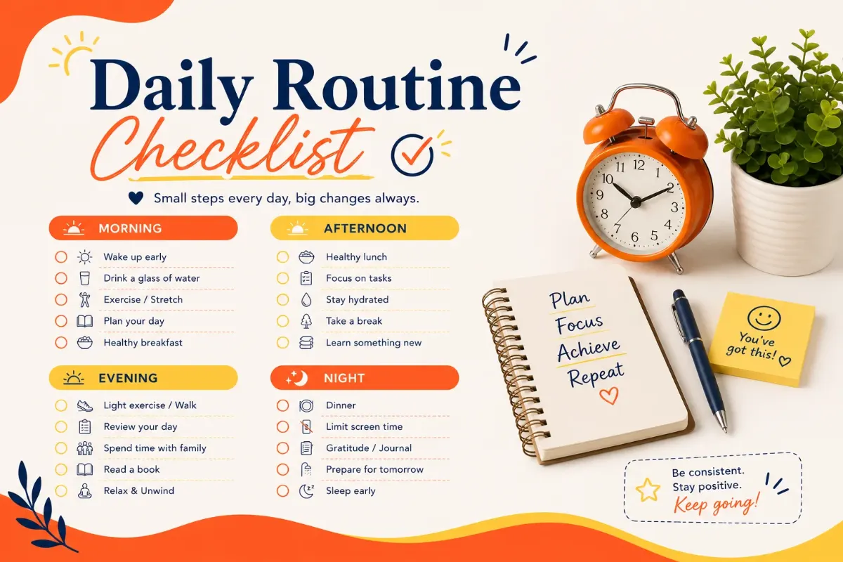 Daily Routine Checklist