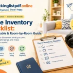 Home Inventory Checklist