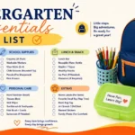 Kindergarten Packing List