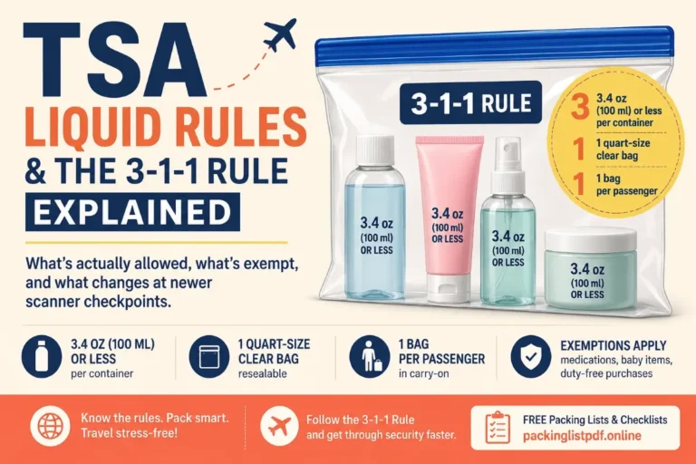 TSA Liquid Rule
