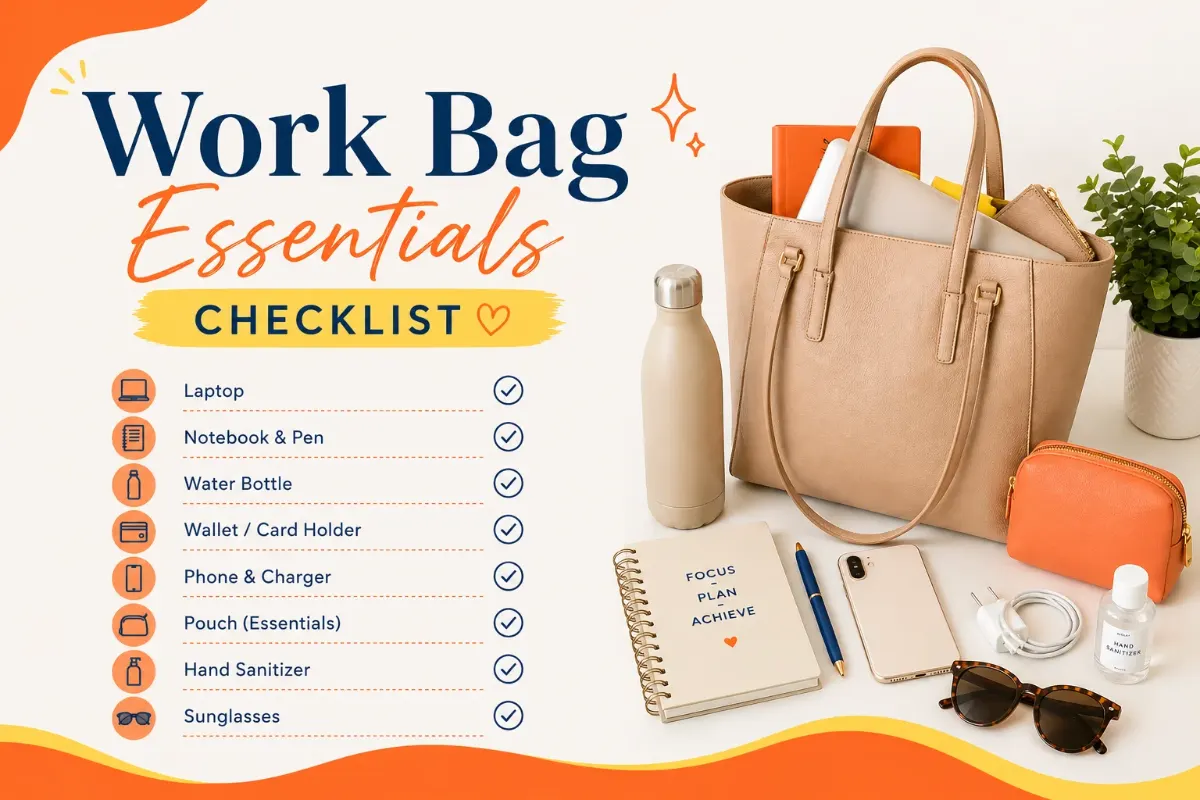 Workbag essential checklist